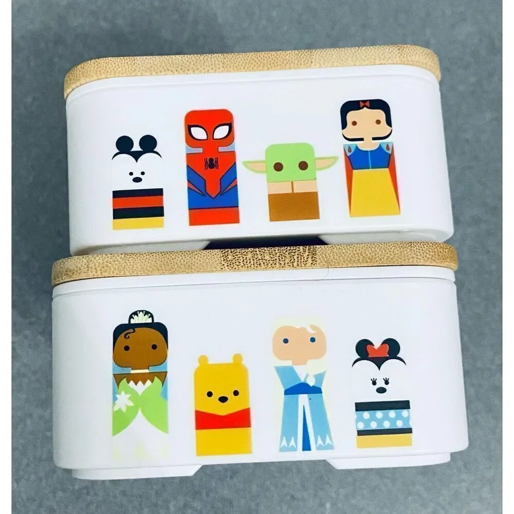 Disney Unified Bento Box Lunch Snack Containers 100 Years